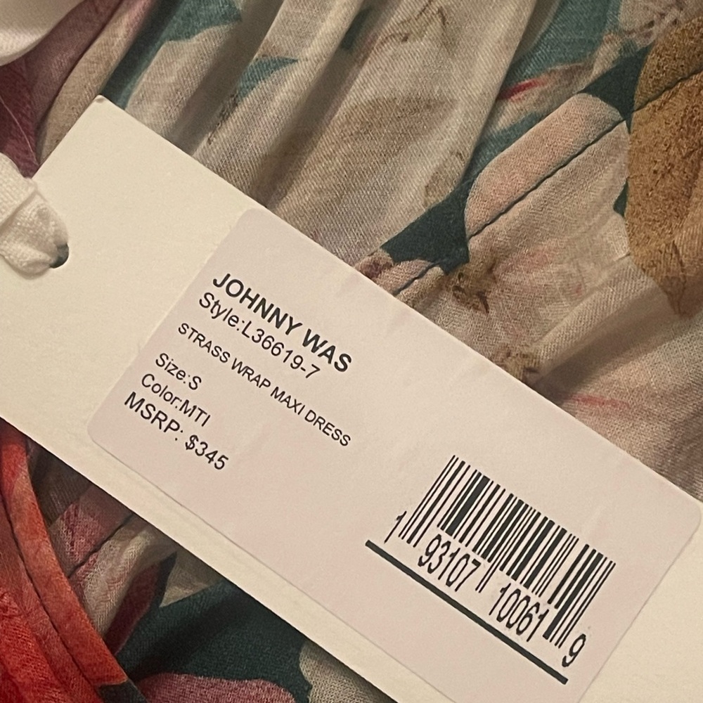 NEW Johnny Was Strass Wrap Maxi Dress - Picture 7 of 12